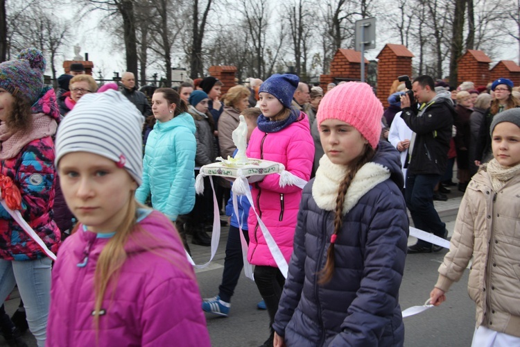 Powitanie ikony MB Częstochowskiej w parafii pw. św. Wawrzyńca w Sochaczewie