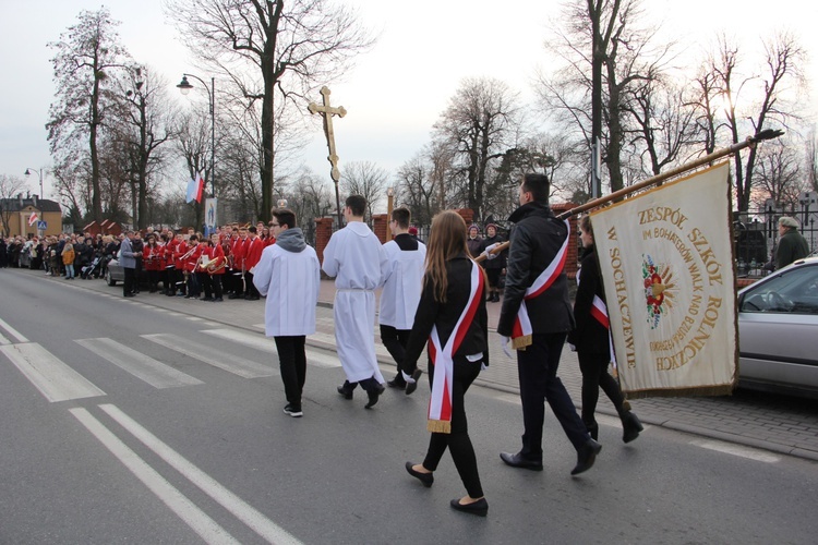 Powitanie ikony MB Częstochowskiej w parafii pw. św. Wawrzyńca w Sochaczewie