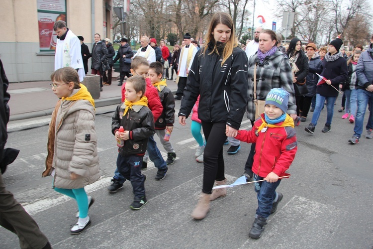 Powitanie ikony MB Częstochowskiej w parafii pw. św. Wawrzyńca w Sochaczewie