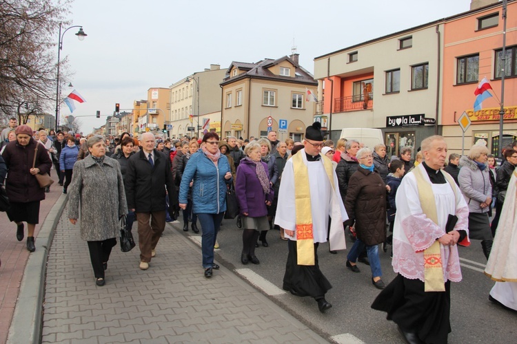 Powitanie ikony MB Częstochowskiej w parafii pw. św. Wawrzyńca w Sochaczewie