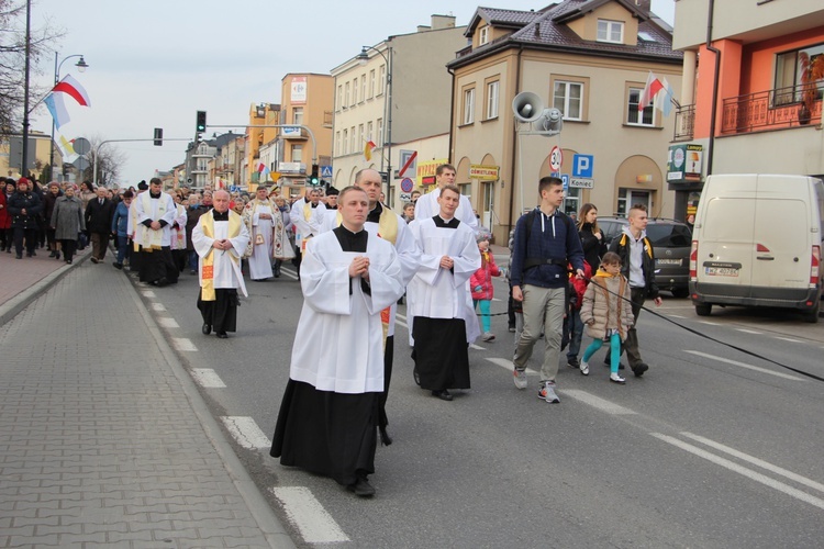 Powitanie ikony MB Częstochowskiej w parafii pw. św. Wawrzyńca w Sochaczewie