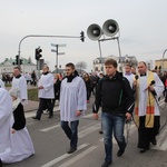 Powitanie ikony MB Częstochowskiej w parafii pw. św. Wawrzyńca w Sochaczewie