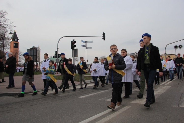 Powitanie ikony MB Częstochowskiej w parafii pw. św. Wawrzyńca w Sochaczewie