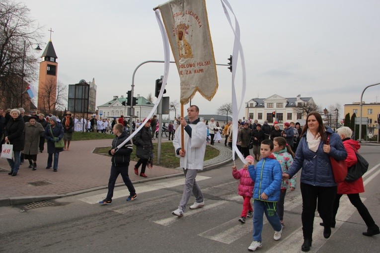 Powitanie ikony MB Częstochowskiej w parafii pw. św. Wawrzyńca w Sochaczewie