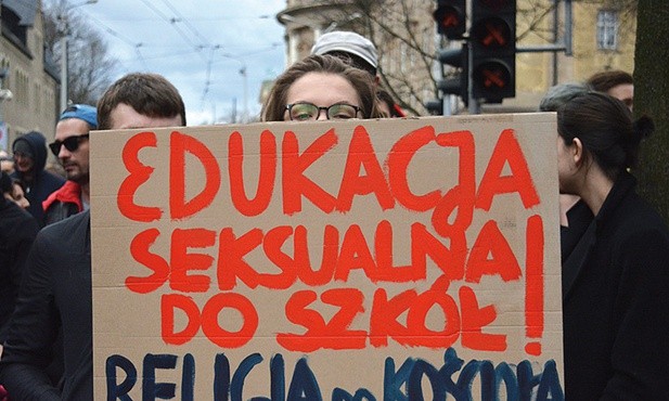 Hasło na Manifie w Poznaniu 6 marca 2017 r.