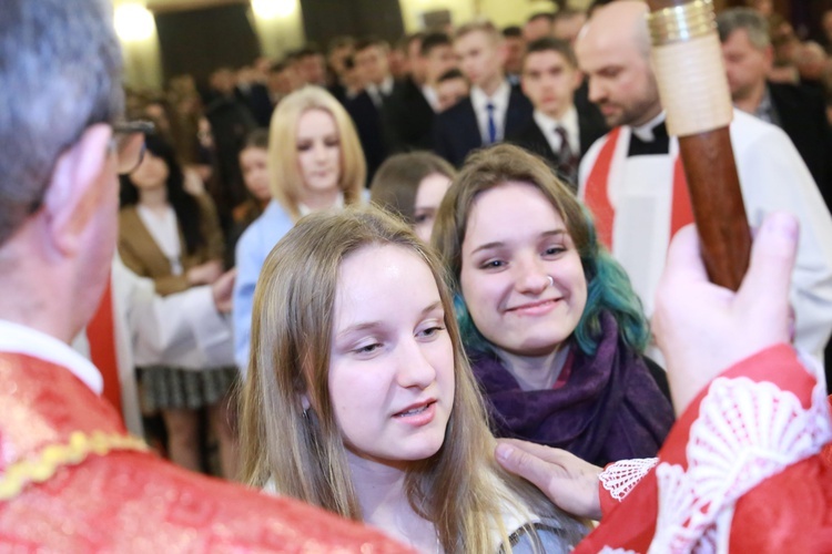 Bierzmowanie w Dąbrowie Tarnowskiej.