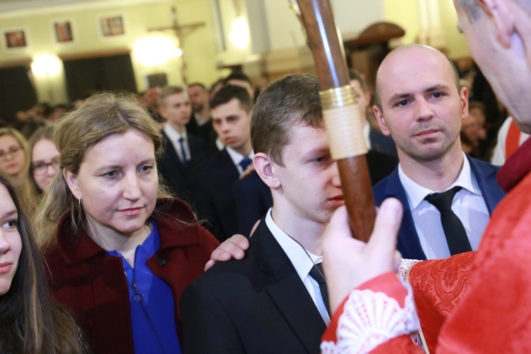 Bierzmowanie w Dąbrowie Tarnowskiej.