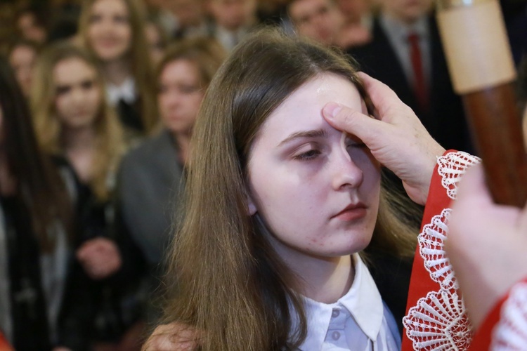 Bierzmowanie w Dąbrowie Tarnowskiej.