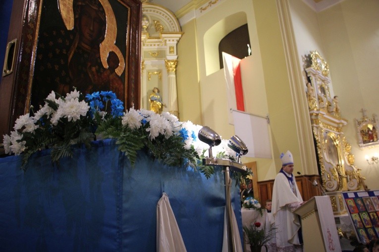 Powitanie ikony MB Częstochowskiej w Brzozowie