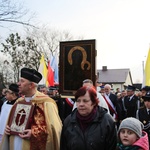 Powitanie ikony MB Częstochowskiej w Brzozowie