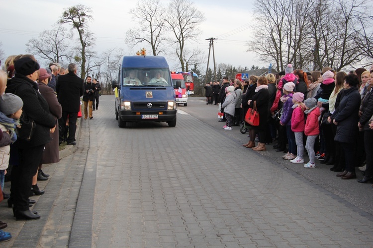 Powitanie ikony MB Częstochowskiej w Brzozowie