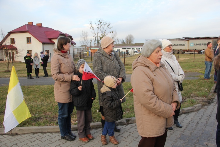 Powitanie ikony MB Częstochowskiej w Brzozowie