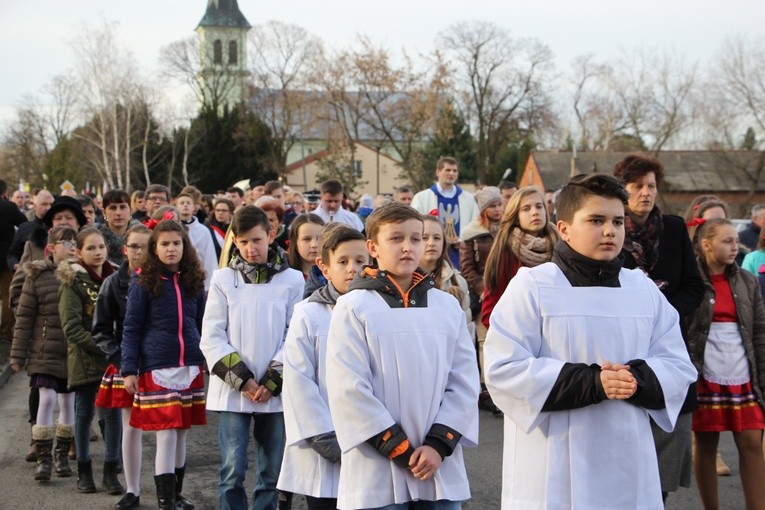 Powitanie ikony MB Częstochowskiej w Brzozowie