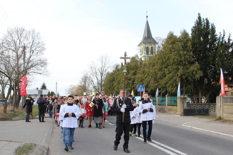 Powitanie ikony MB Częstochowskiej w Brzozowie