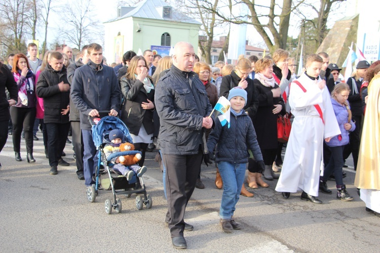 Powitanie ikony MB Częstochowskiej w Brzozowie