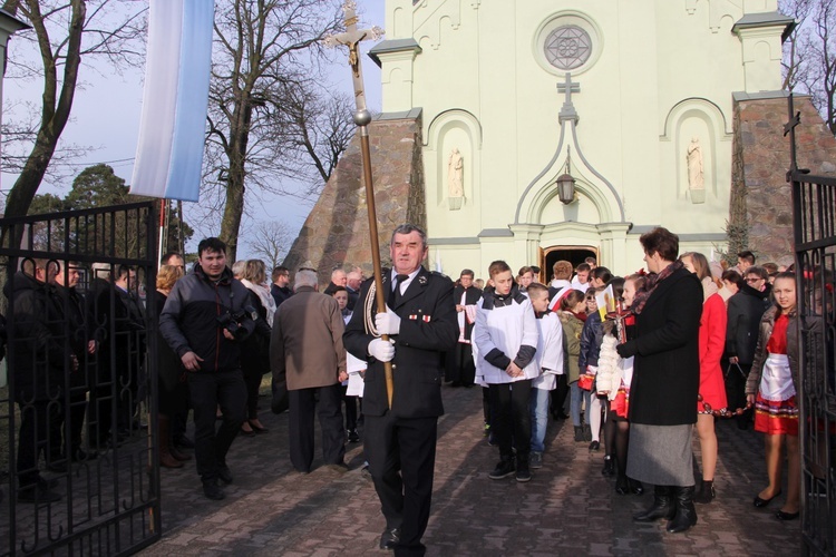 Powitanie ikony MB Częstochowskiej w Brzozowie