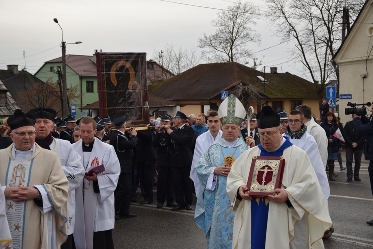 Powitanie ikony MB Częstochowskiej w Iłowie