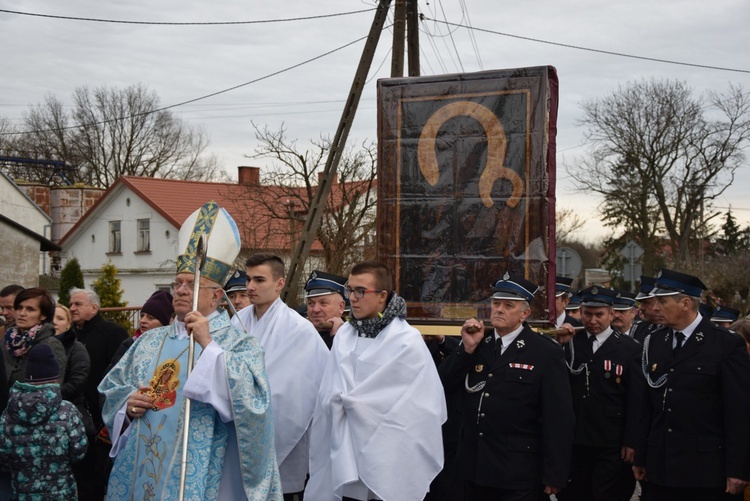 Powitanie ikony MB Częstochowskiej w Iłowie