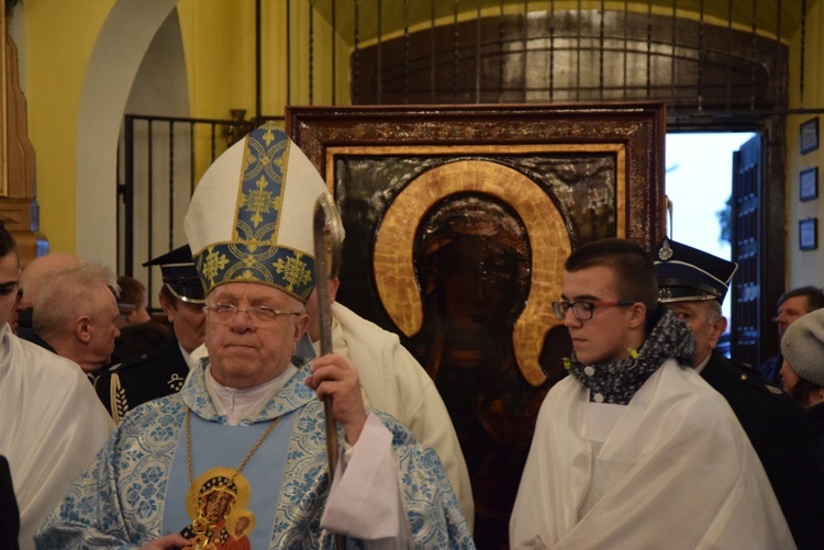 Powitanie ikony MB Częstochowskiej w Iłowie