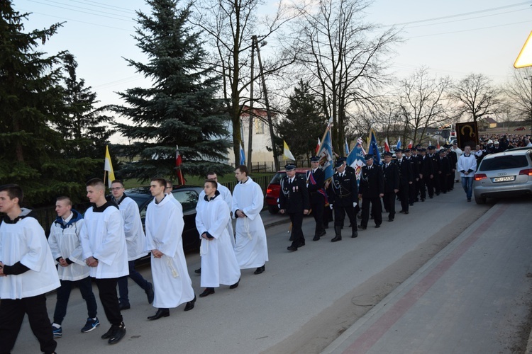 Powitanie ikony MB Częstochowskiej w Zycku