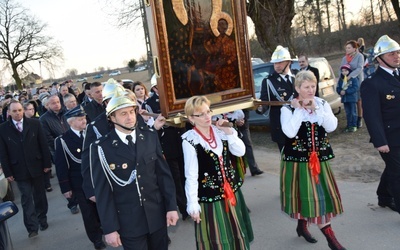 Powitanie ikony MB Częstochowskiej w Zycku
