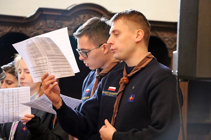 Pielgrzymka Skautów Europy do Henrykowa