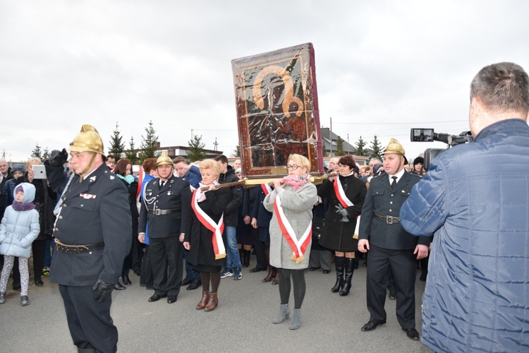 Powitanie ikony MB Częstochowskiej w Słubicach