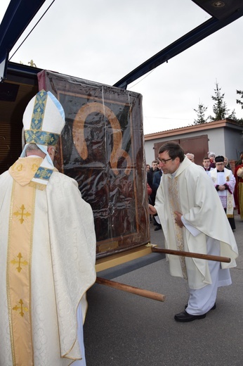 Powitanie ikony MB Częstochowskiej w Słubicach