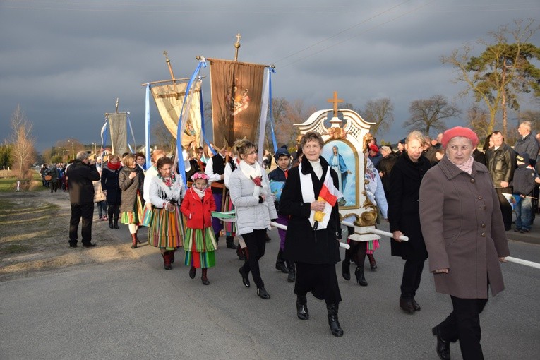 Powitanie ikony MB Częstochowskiej w Słubicach