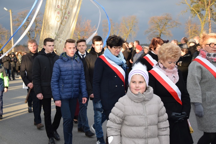 Powitanie ikony MB Częstochowskiej w Słubicach