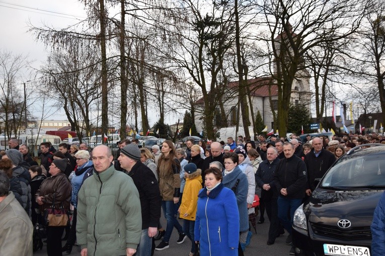 Powitanie ikony MB Częstochowskiej w Słubicach