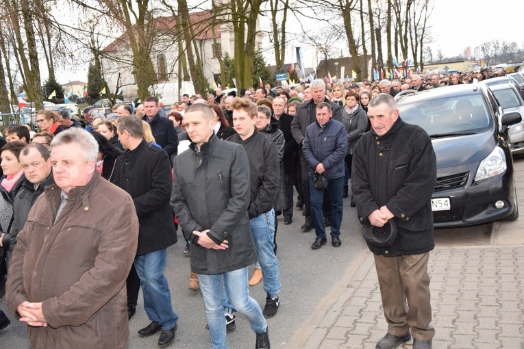 Powitanie ikony MB Częstochowskiej w Słubicach