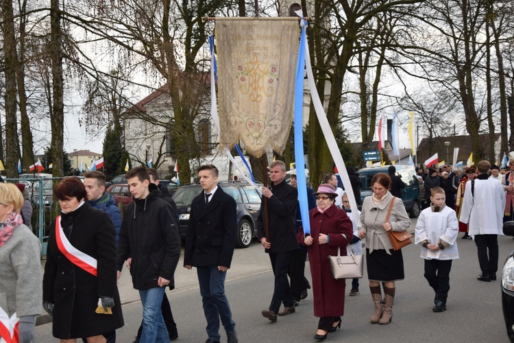 Powitanie ikony MB Częstochowskiej w Słubicach