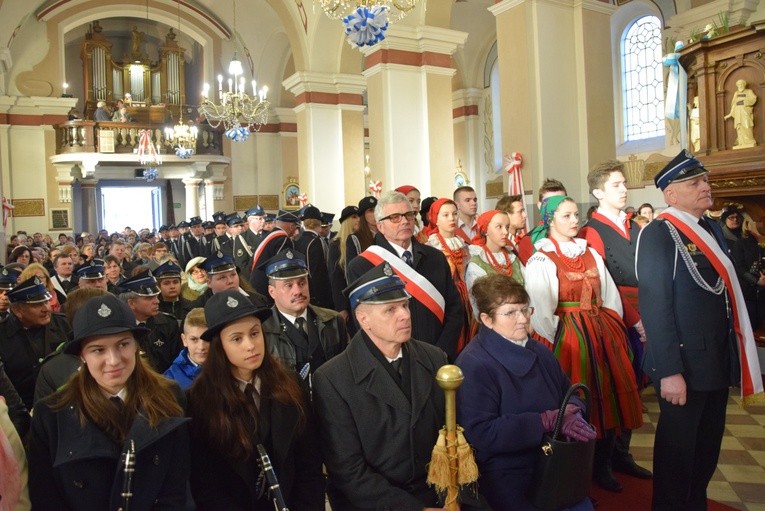 Powitanie ikony MB Częstochowskiej w Sannikach