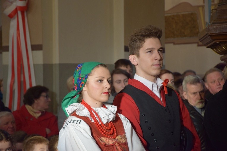 Powitanie ikony MB Częstochowskiej w Sannikach