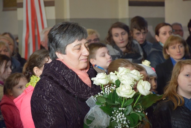 Powitanie ikony MB Częstochowskiej w Sannikach