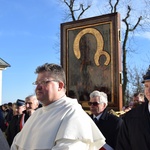 Powitanie ikony MB Częstochowskiej w Sannikach