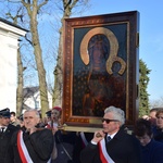 Powitanie ikony MB Częstochowskiej w Sannikach