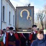 Powitanie ikony MB Częstochowskiej w Sannikach