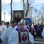 Powitanie ikony MB Częstochowskiej w Sannikach