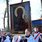 Powitanie ikony MB Częstochowskiej w Sannikach