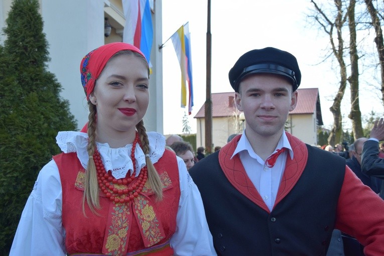 Powitanie ikony MB Częstochowskiej w Sannikach