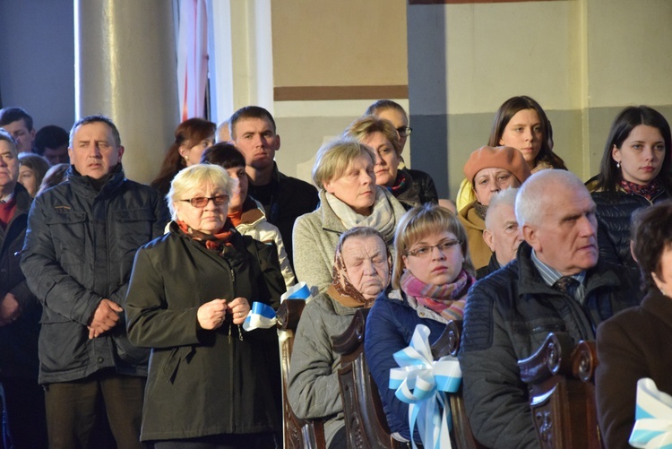 Powitanie ikony MB Częstochowskiej w Sannikach