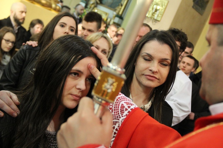 Bierzmowanie w Porąbce Uszewskiej