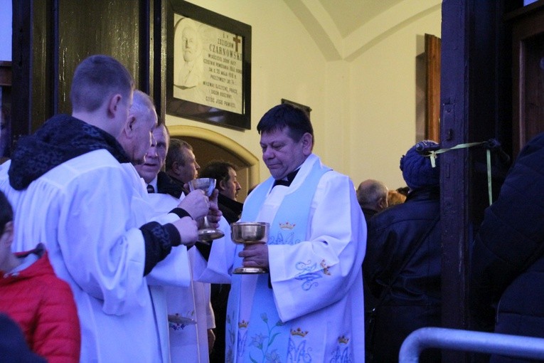Powitanie ikony MB Częstochowskiej w Pacynie