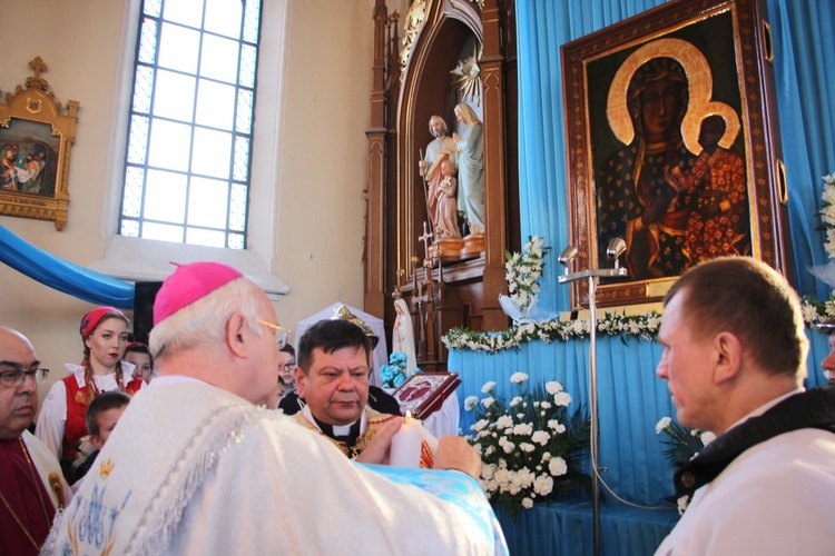 Powitanie ikony MB Częstochowskiej w Pacynie