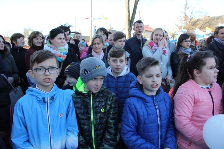 Powitanie ikony MB Częstochowskiej w Pacynie