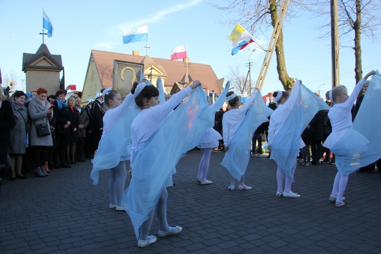 Powitanie ikony MB Częstochowskiej w Pacynie