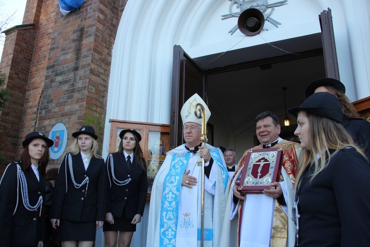 Powitanie ikony MB Częstochowskiej w Pacynie