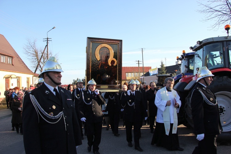 Powitanie ikony MB Częstochowskiej w Pacynie